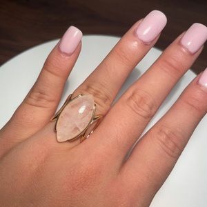 Pink Quartz Ring